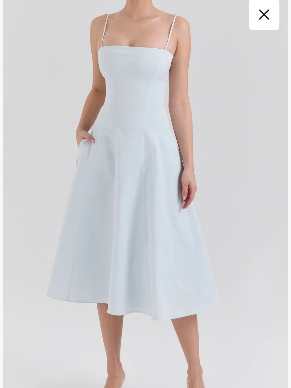 Dolly Seamed Midi Sundress